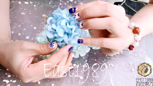  青花美甲怎么做？保定東方技工學(xué)校教你巧做美甲！
